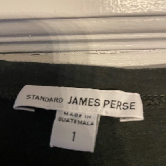 James Peres, hunter green, t-shirt. Size 1- Small - Picture 2 of 3